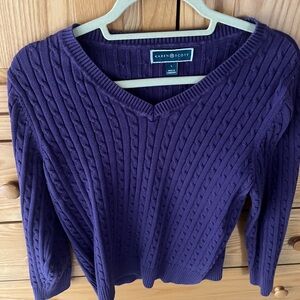 Karen Scott Women's Purple Sweater